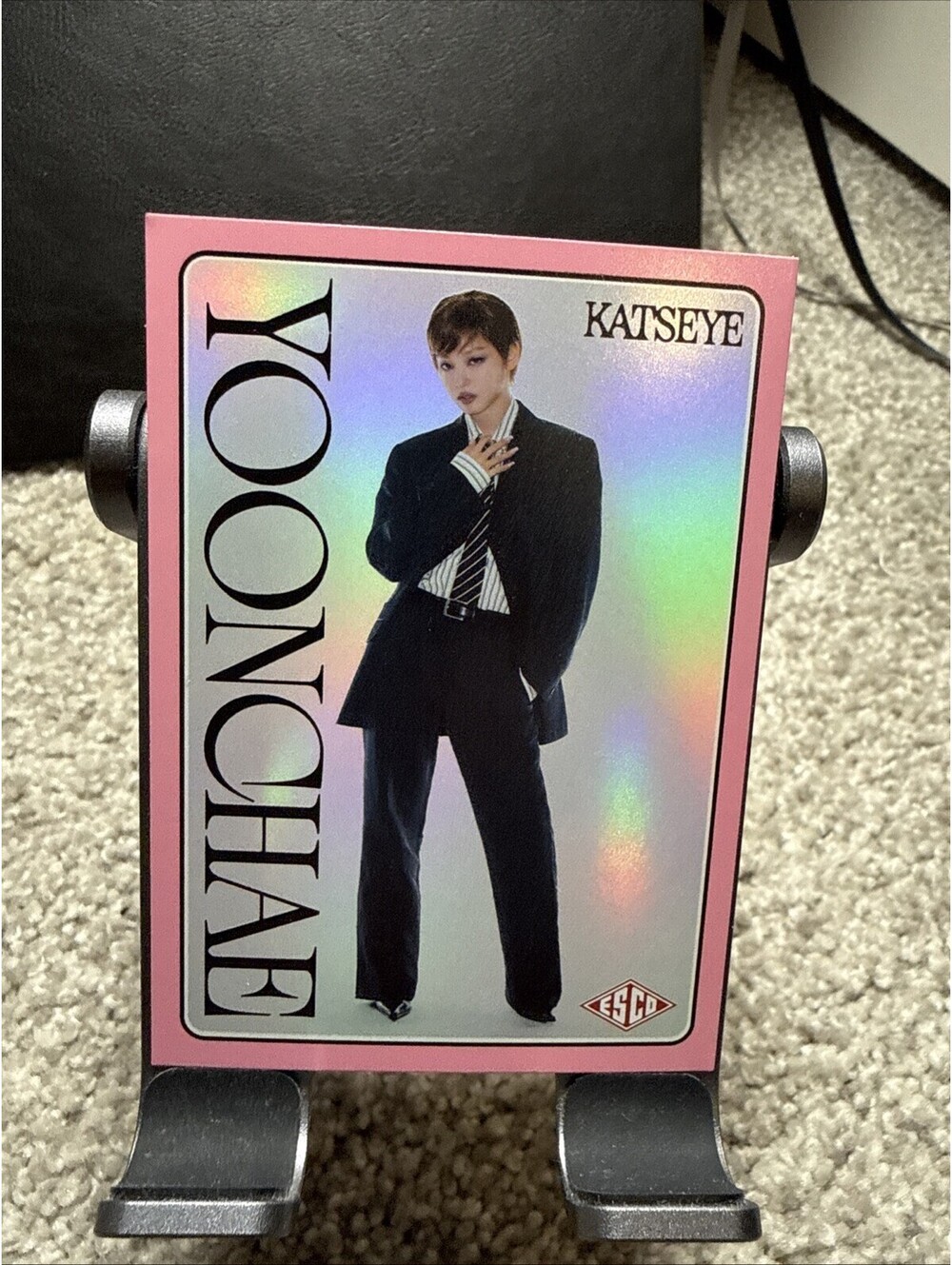 KATSEYE HYBE x Geffen 2026 Yoonchae #33 Parallel 278/400 Card